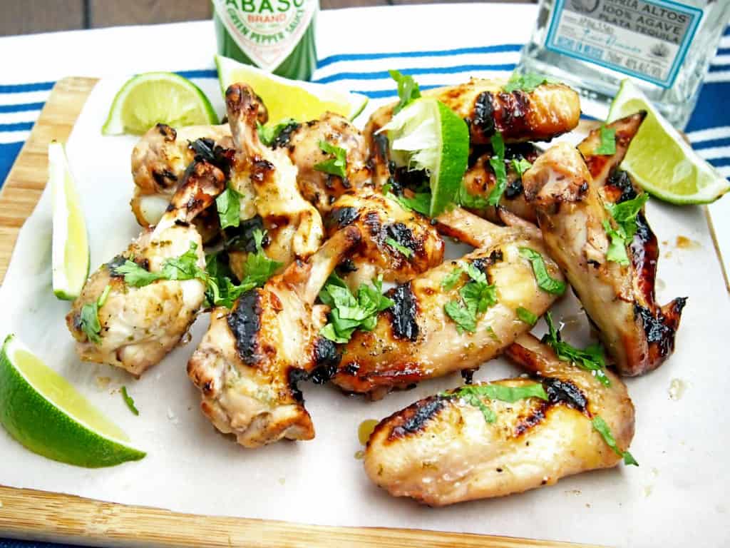 Sweet, sour, tangy margarita wings