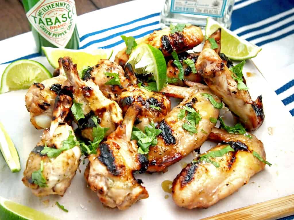 Sweet, sour, tangy margarita wings