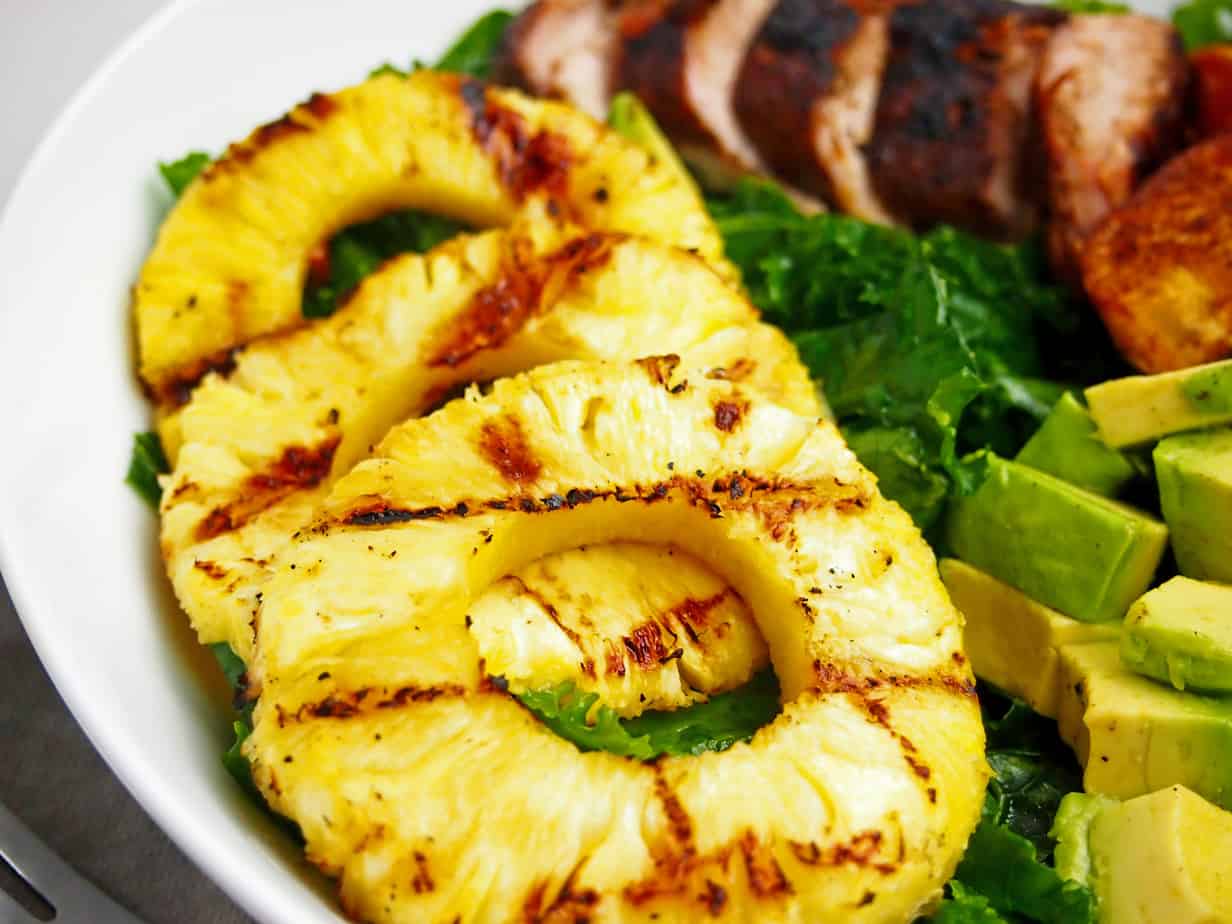 Grilled pineapple