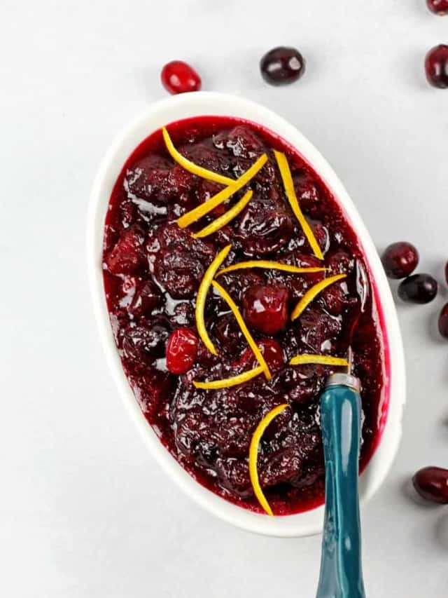Homemade Fresh Cranberry Sauce Recipe with Orange A Grateful Meal