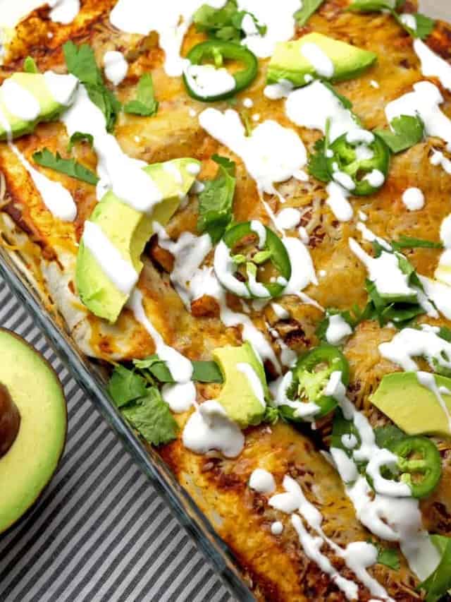 Smoky Adobo Chicken Enchilada Recipe A Grateful Meal