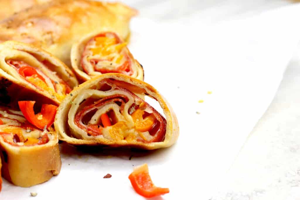 Homemade Pepperoni Rolls with Peppers A Grateful Meal
