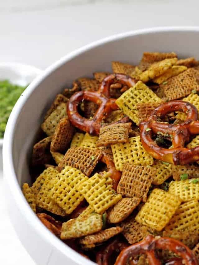 Easy Ranch Chex Mix Recipe A Grateful Meal