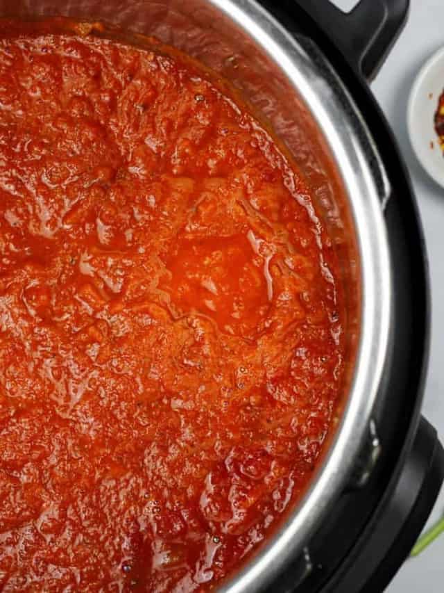 Instant Pot Marinara Pasta Sauce A Grateful Meal
