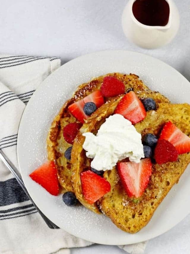 French Toast Recipe with Sourdough Bread - A Grateful Meal