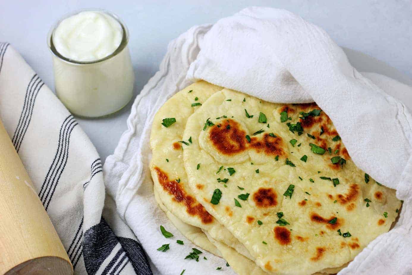 Yogurt Flatbread Recipe A Grateful Meal