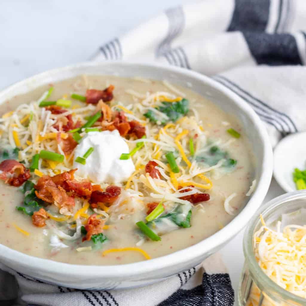 Potato, Leek, and Kale Soup A Grateful Meal