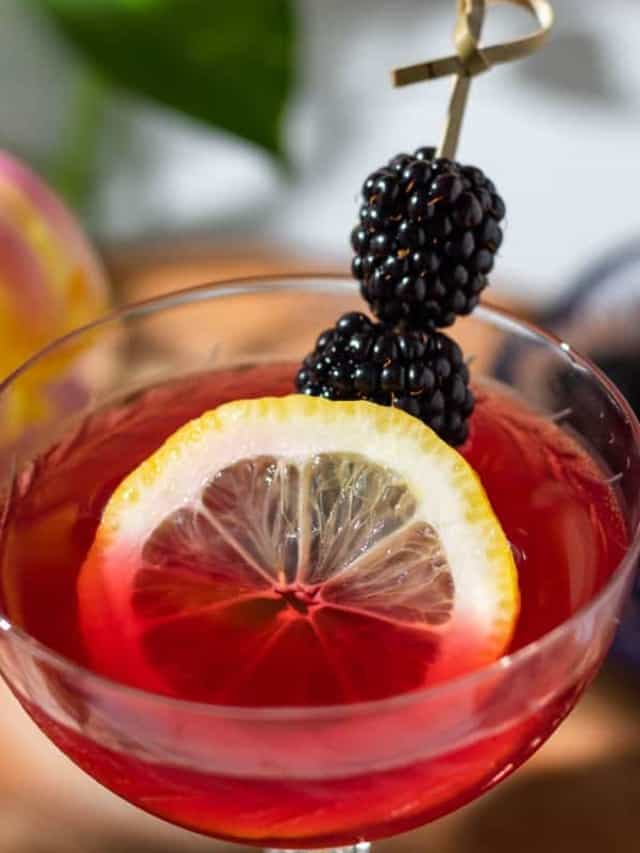 French Martini Gin Cocktail A Grateful Meal