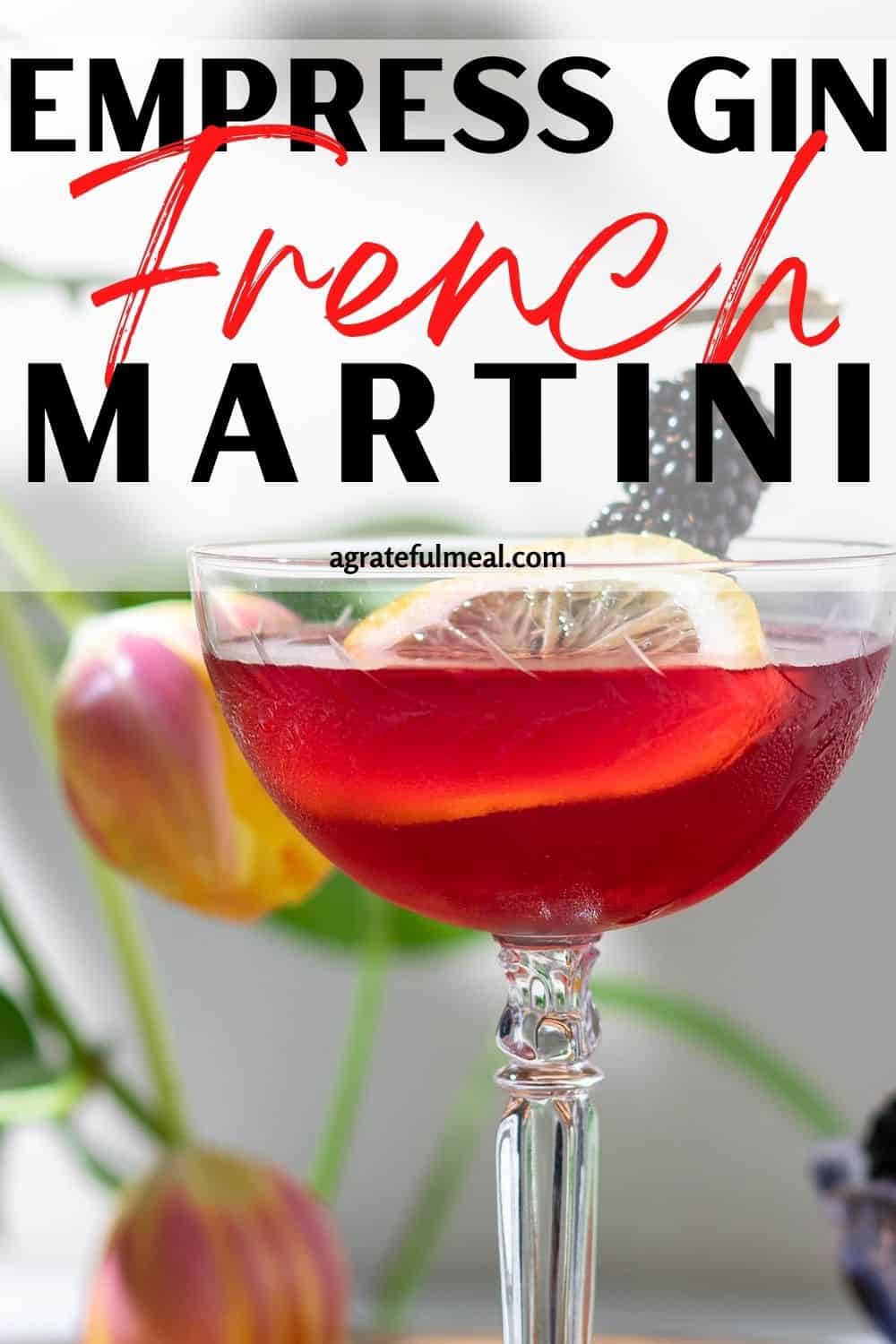 Empress Gin Martini Cocktail Recipe A Grateful Meal