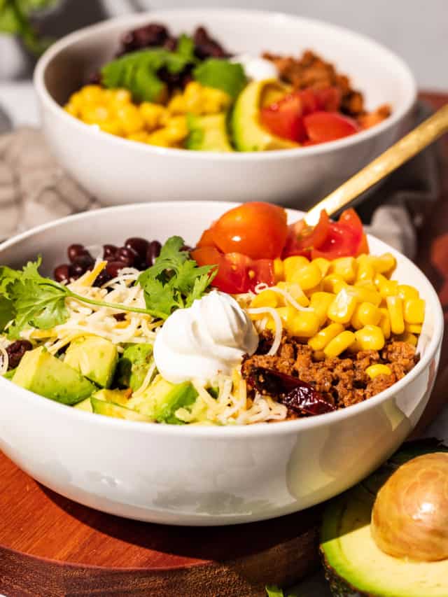Meal Prep Turkey Taco Bowls A Grateful Meal