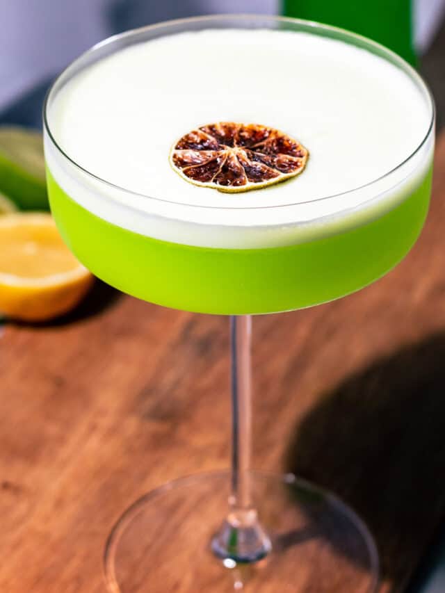 Easy Midori Sour Cocktail Recipe A Grateful Meal