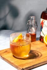 Spiced Dark Rum Old Fashioned Cocktail - A Grateful Meal