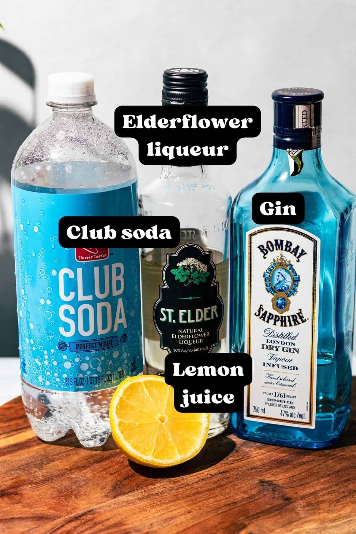 Gin Elderflower Collins with Lemon A Grateful Meal