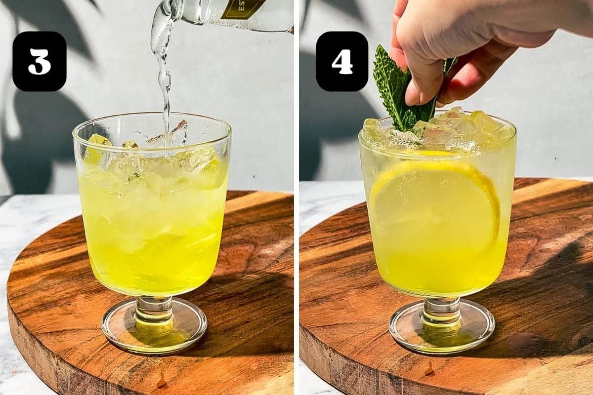 Limoncello Tonic Cocktail A Grateful Meal