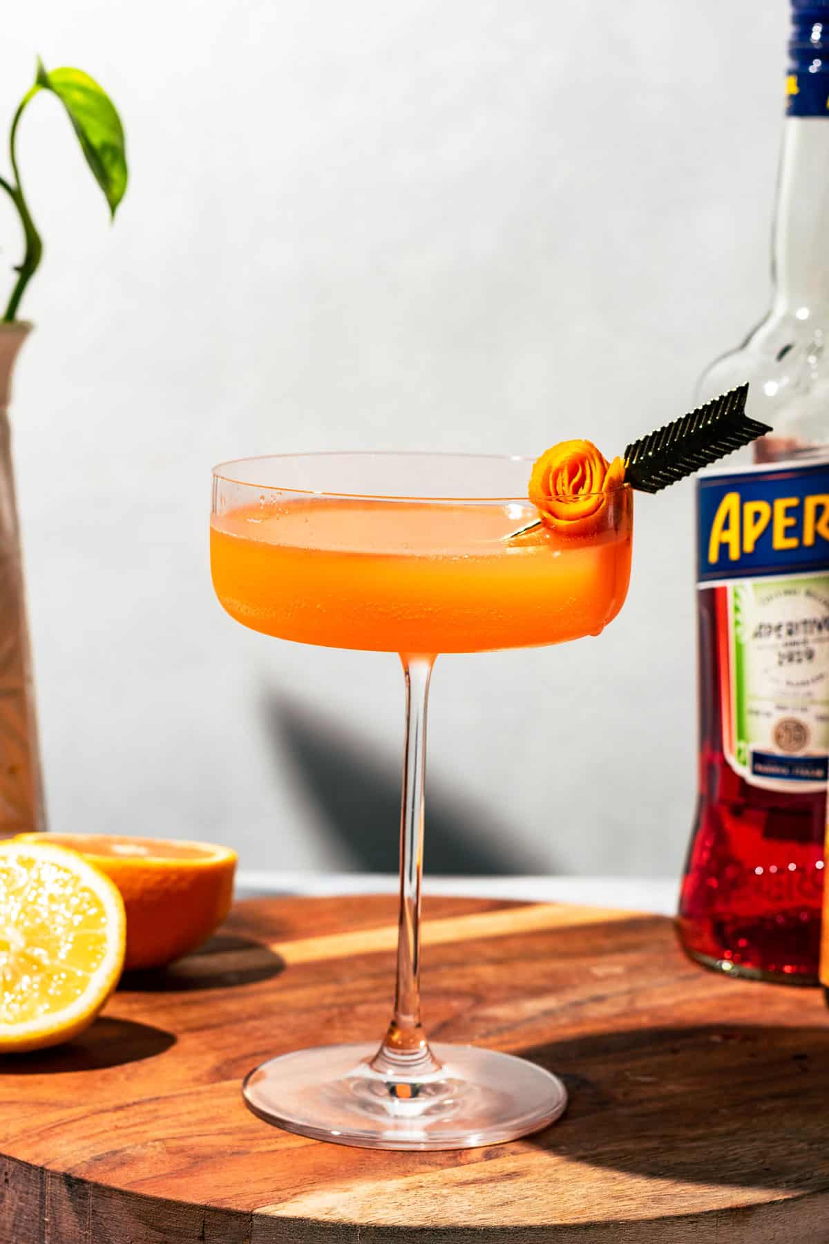 Easy Aperol Vodka Martini Cocktail A Grateful Meal