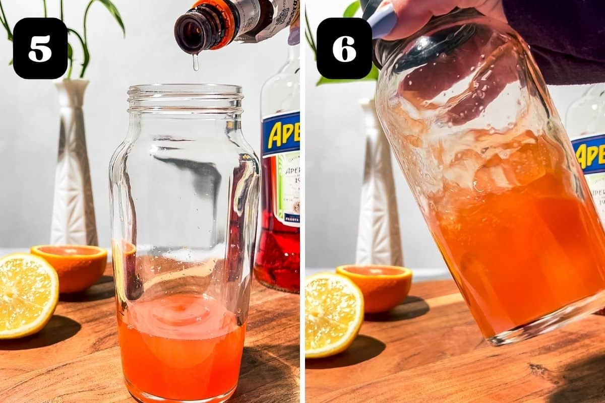 Easy Aperol Vodka Martini Cocktail A Grateful Meal