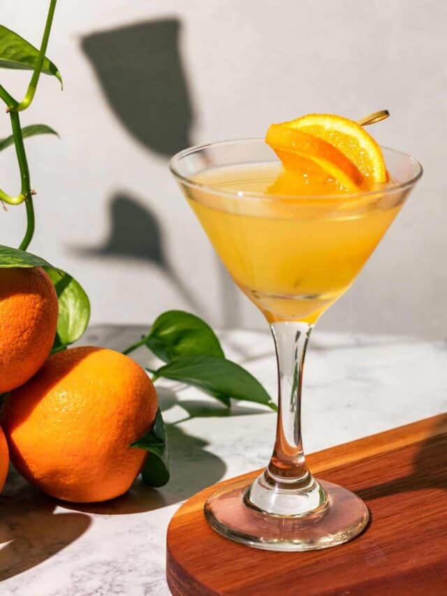 Orange Creamsicle Martini with Whipped Cream Vodka A Grateful Meal