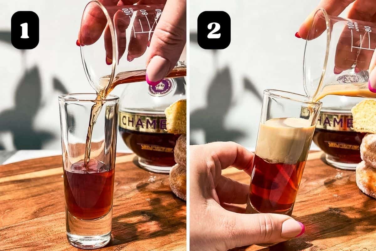 Raspberry Jam Donut Shot with Baileys and Chambord A Grateful Meal