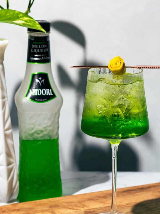 Midori Melon Spritz Cocktail Recipe A Grateful Meal