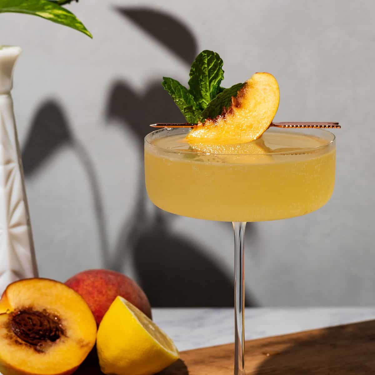 Peach Bellini Martini Recipe - With Champagne - An Absolute Bliss