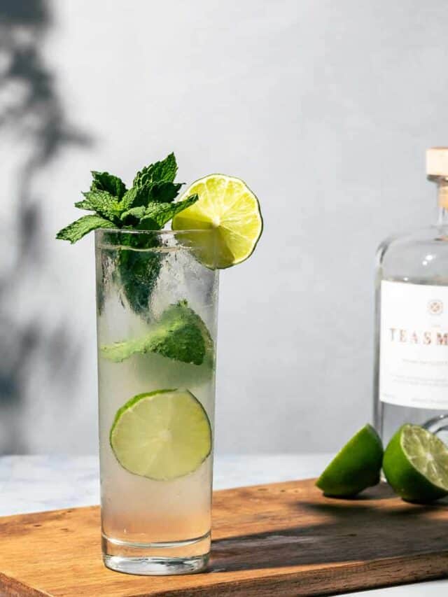 Easy Summer Gin Mojito Cocktail A Grateful Meal