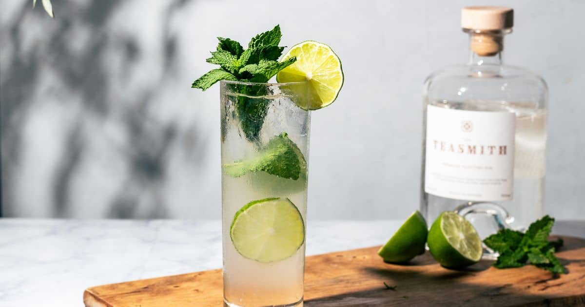 Refreshing Gin Mojito (London Mojito Cocktail) A Grateful Meal