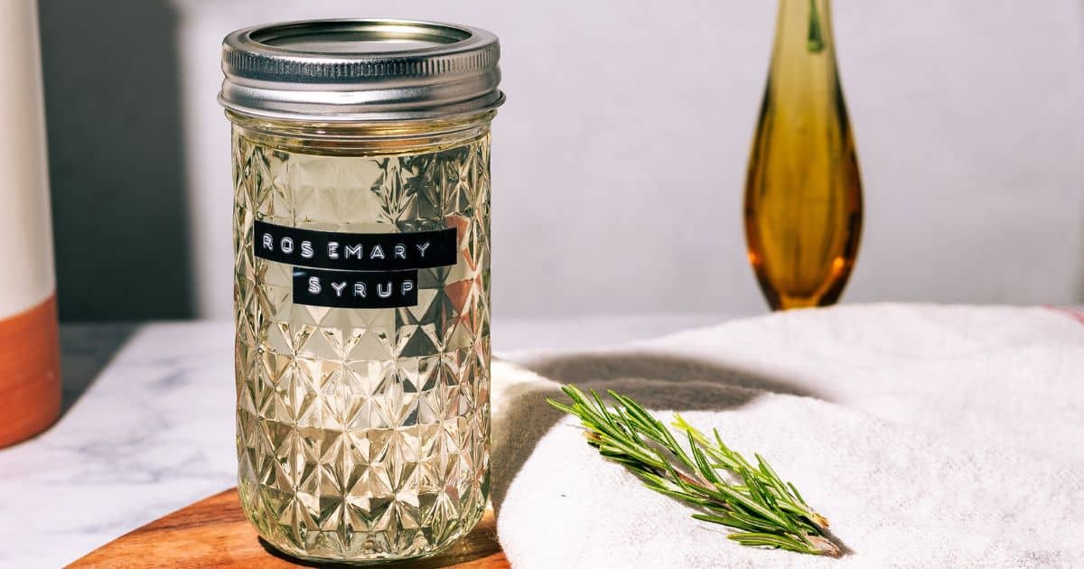 Easy Rosemary Simple Syrup Recipe - A Grateful Meal