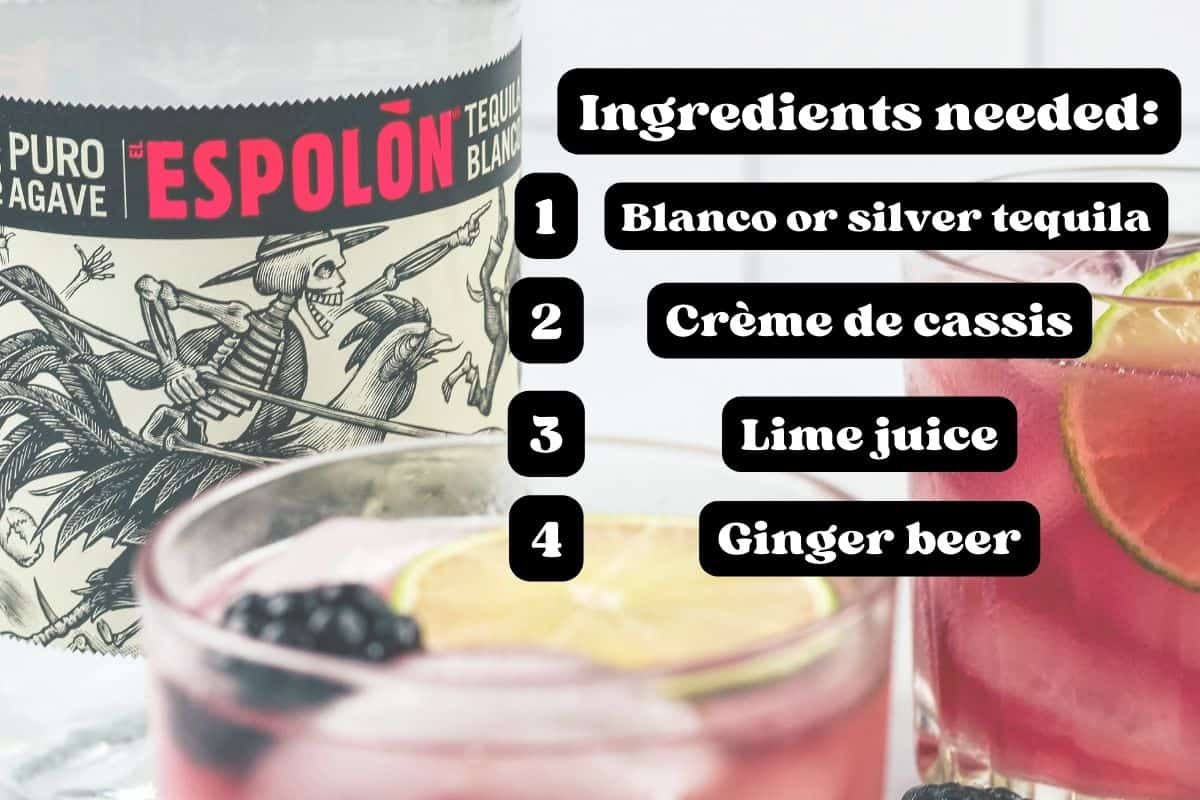 Classic El Diablo Cocktail with Tequila A Grateful Meal