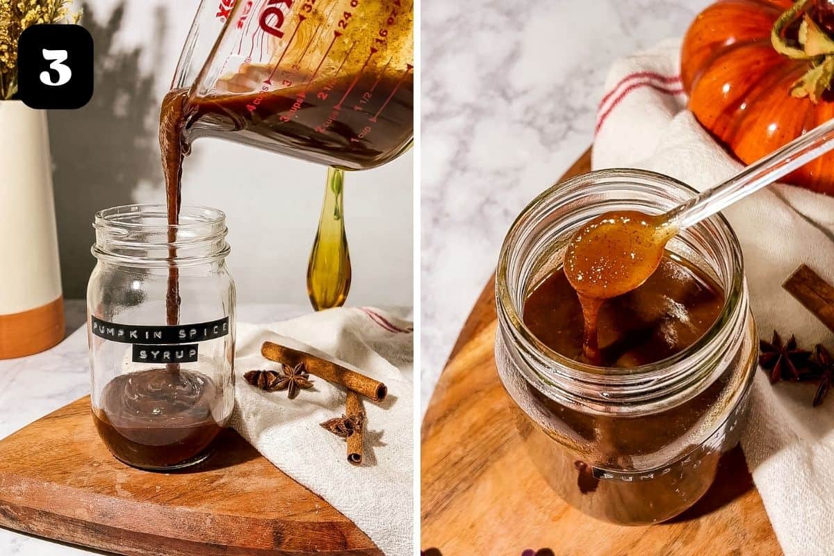 Homemade Pumpkin Spice Simple Syrup for Coffee and Cocktails A