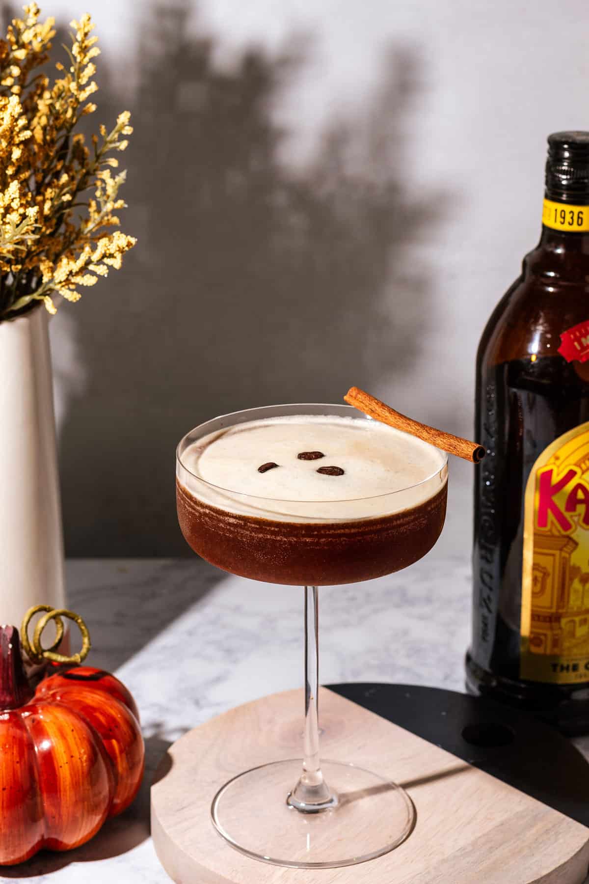 Best Pumpkin Spice Espresso Martini Recipe A Grateful Meal