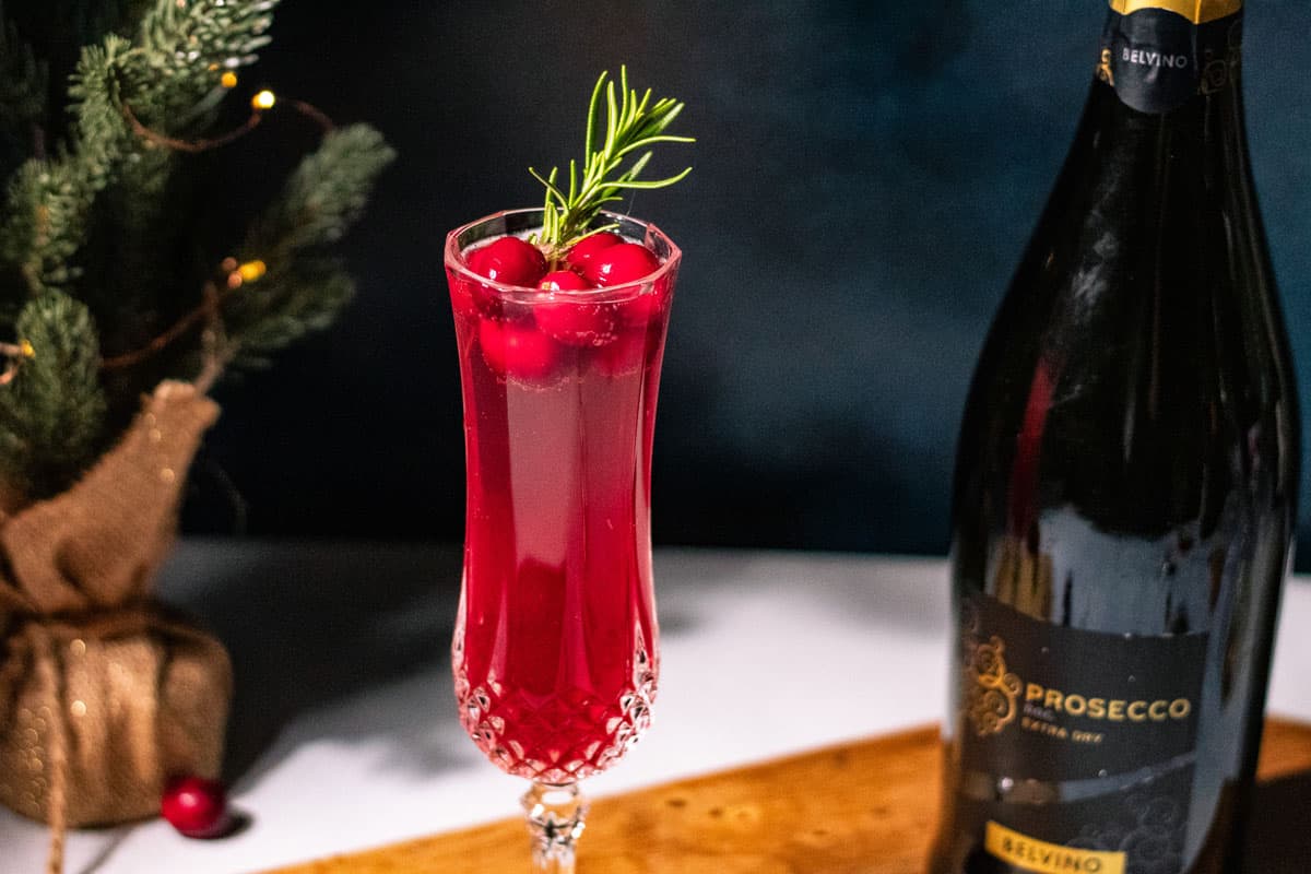Christmas Cranberry Poinsettia Mimosas A Grateful Meal